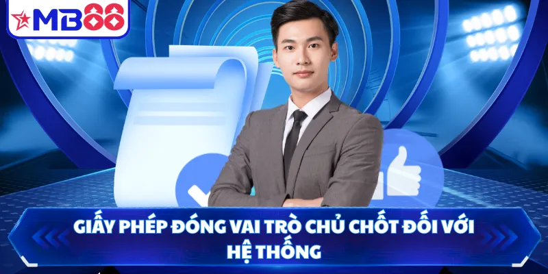 Giấy phép đóng vai trò chủ chốt đối với hệ thống